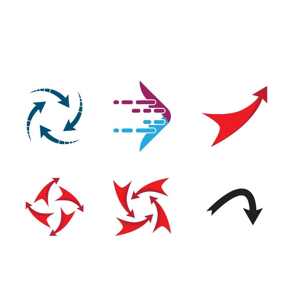 Arrow logo images vector