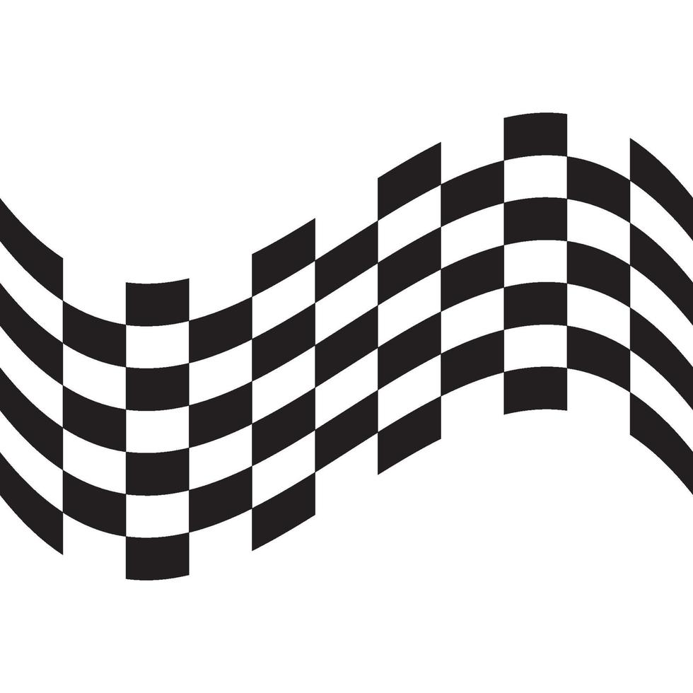 Flag race logo images illustration vector