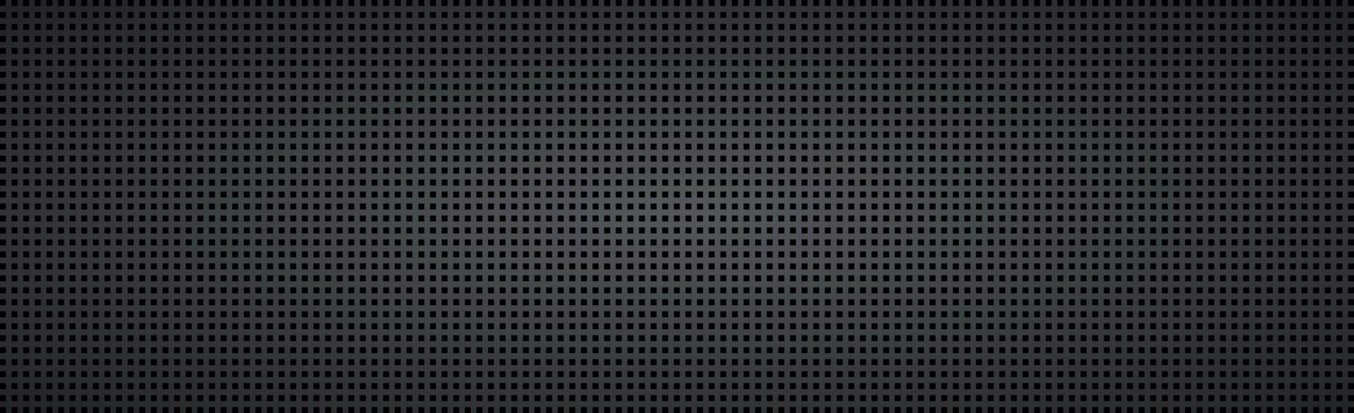 Black perforated background with black holes and glow vector