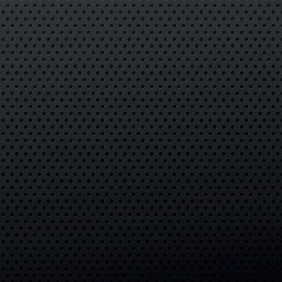 Black perforated background with black holes vector