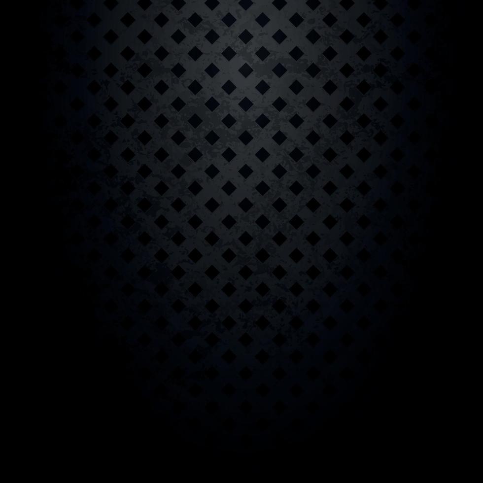 Black perforated background with black holes and glow vector