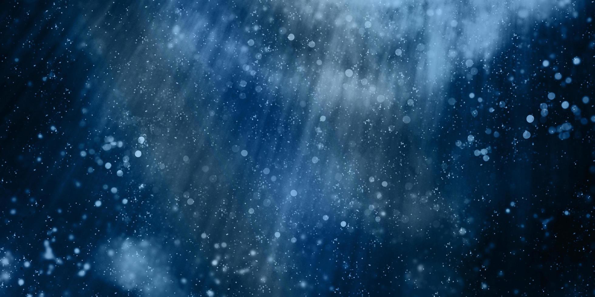 Blurred background with blinking stars, blurry bokeh, 3d illustration photo