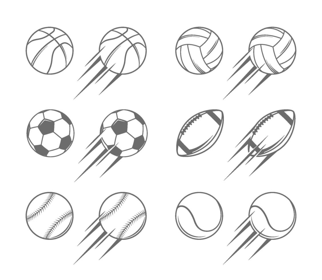 Sport Balls Illustrations vector