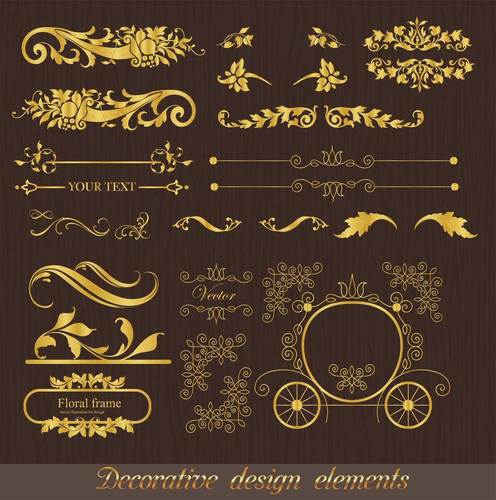 Vintage design elements vector