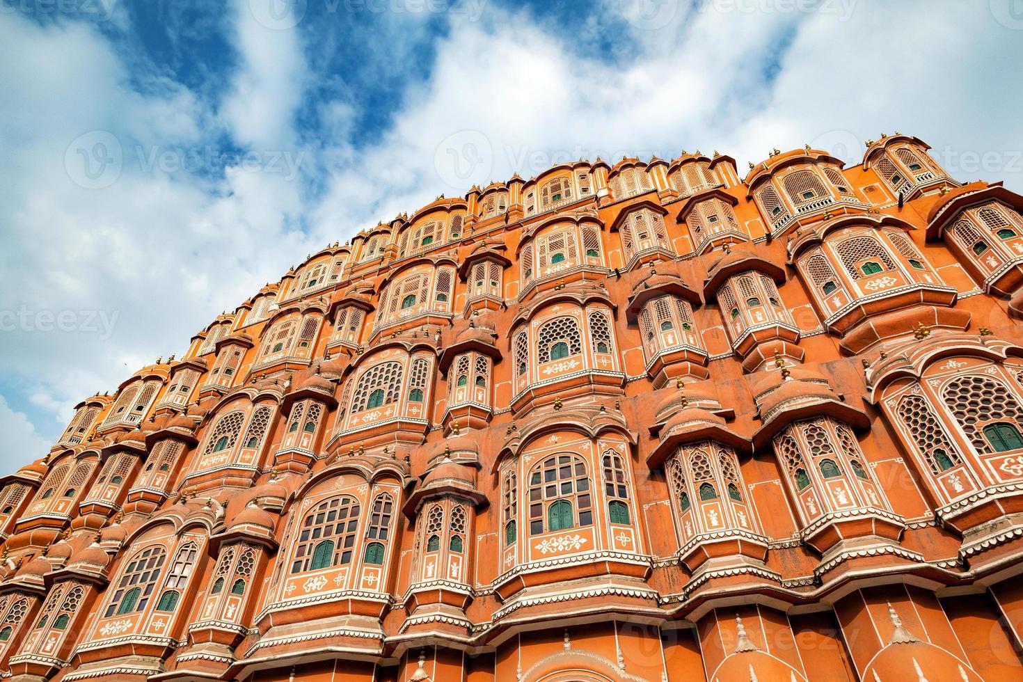 Hawa Mahal on a sunny day, Jaipur, Rajasthan, India photo