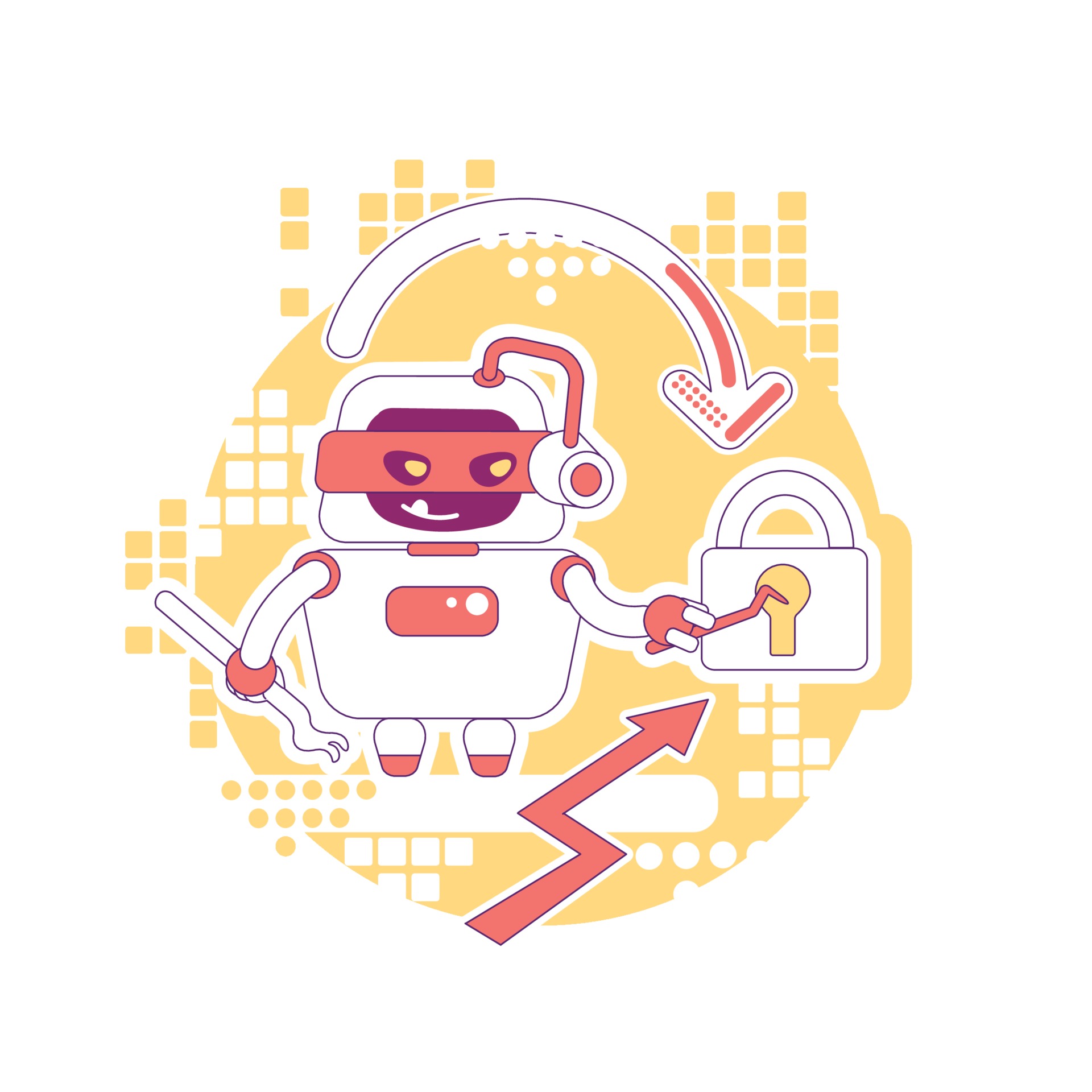 Bot stop. Бот хакер. bot attack icon. hackerbot.