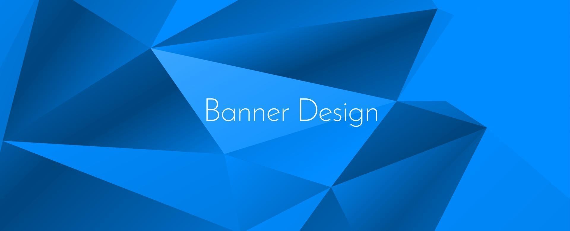 Fondo de patrón de banner de diseño decorativo moderno geométrico abstracto vector