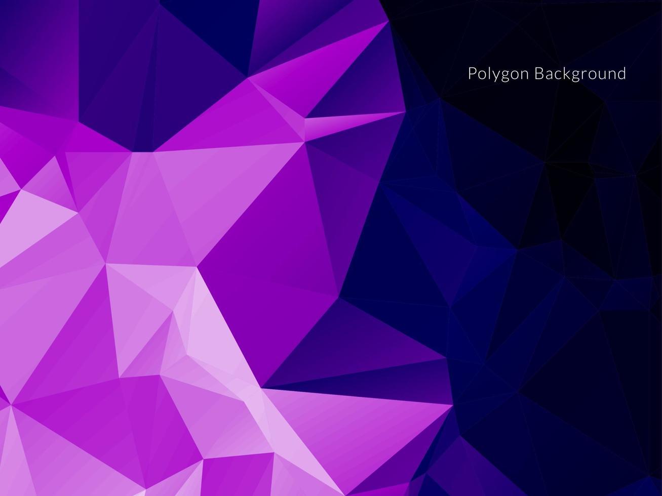 geometric triangle polygon background vector