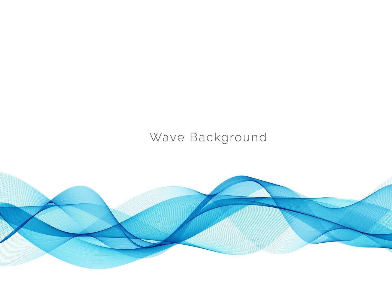 fondo de movimiento de onda azul que fluye vector