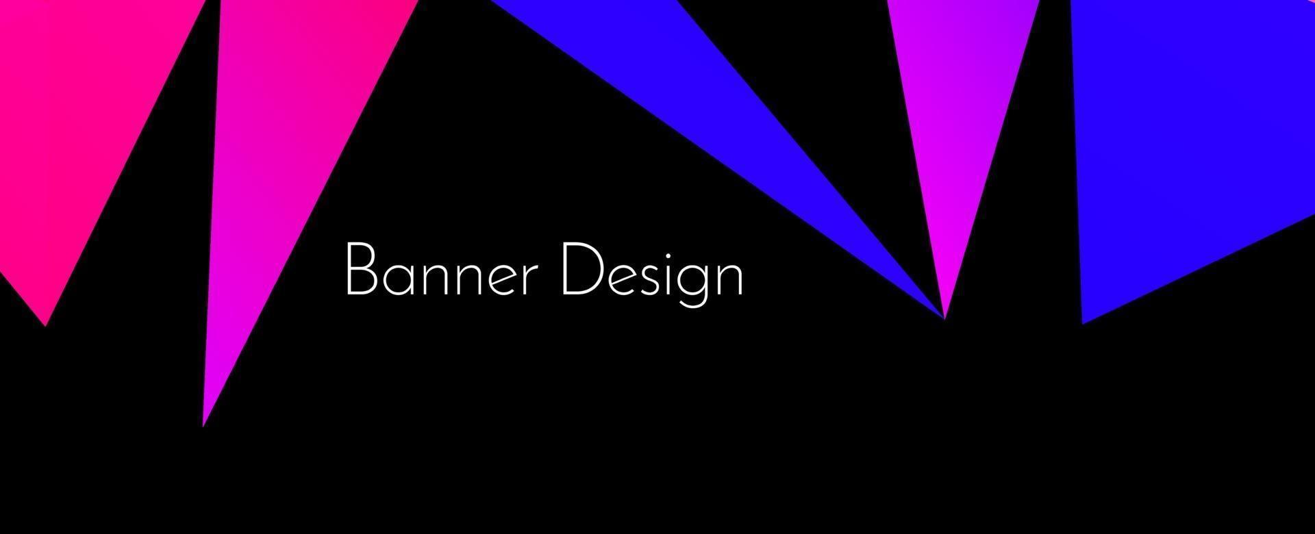 Modern stylish abstract geometric elegant banner pattern background vector