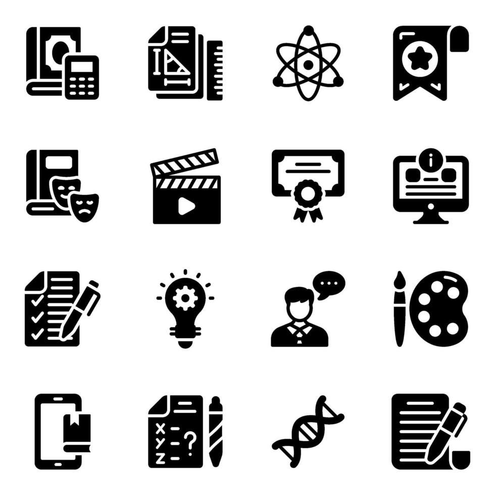 Education Icon Set vector