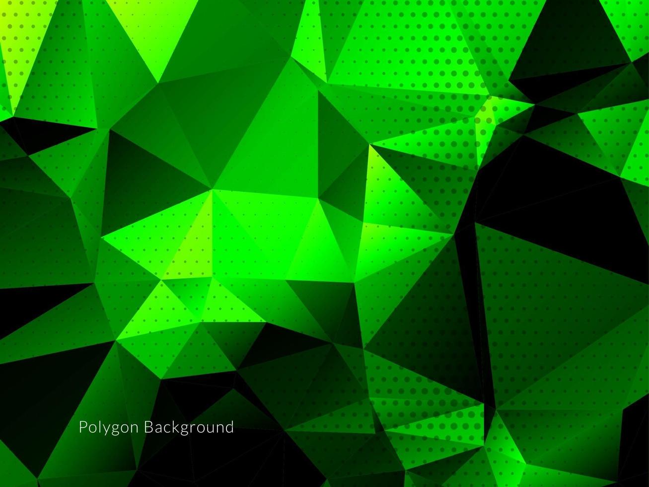 Modern geometric triangle polygon background vector