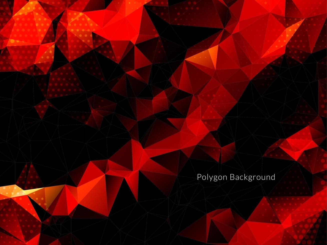 Decorative geometric triangle polygon abstract background vector