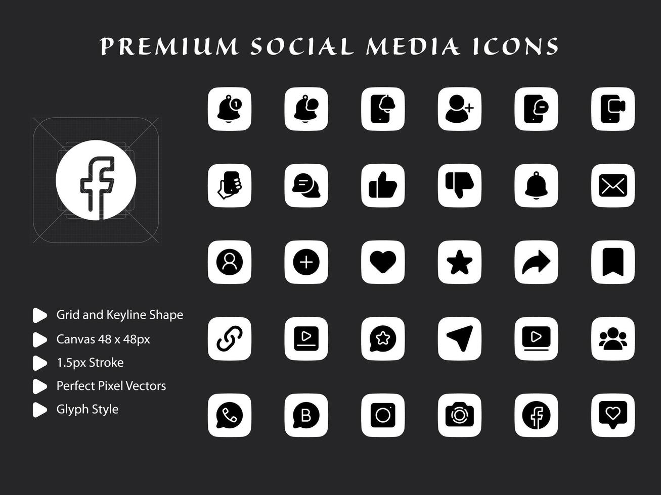 Social Media Icon Pack vector