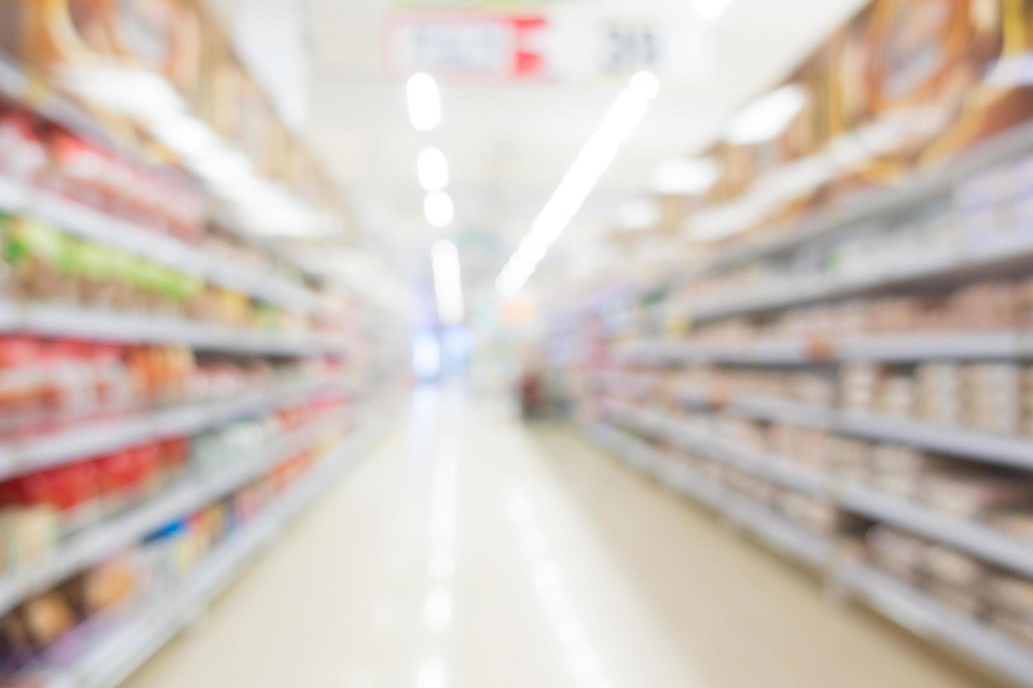 Abstract blur shopping mall interior for background photo