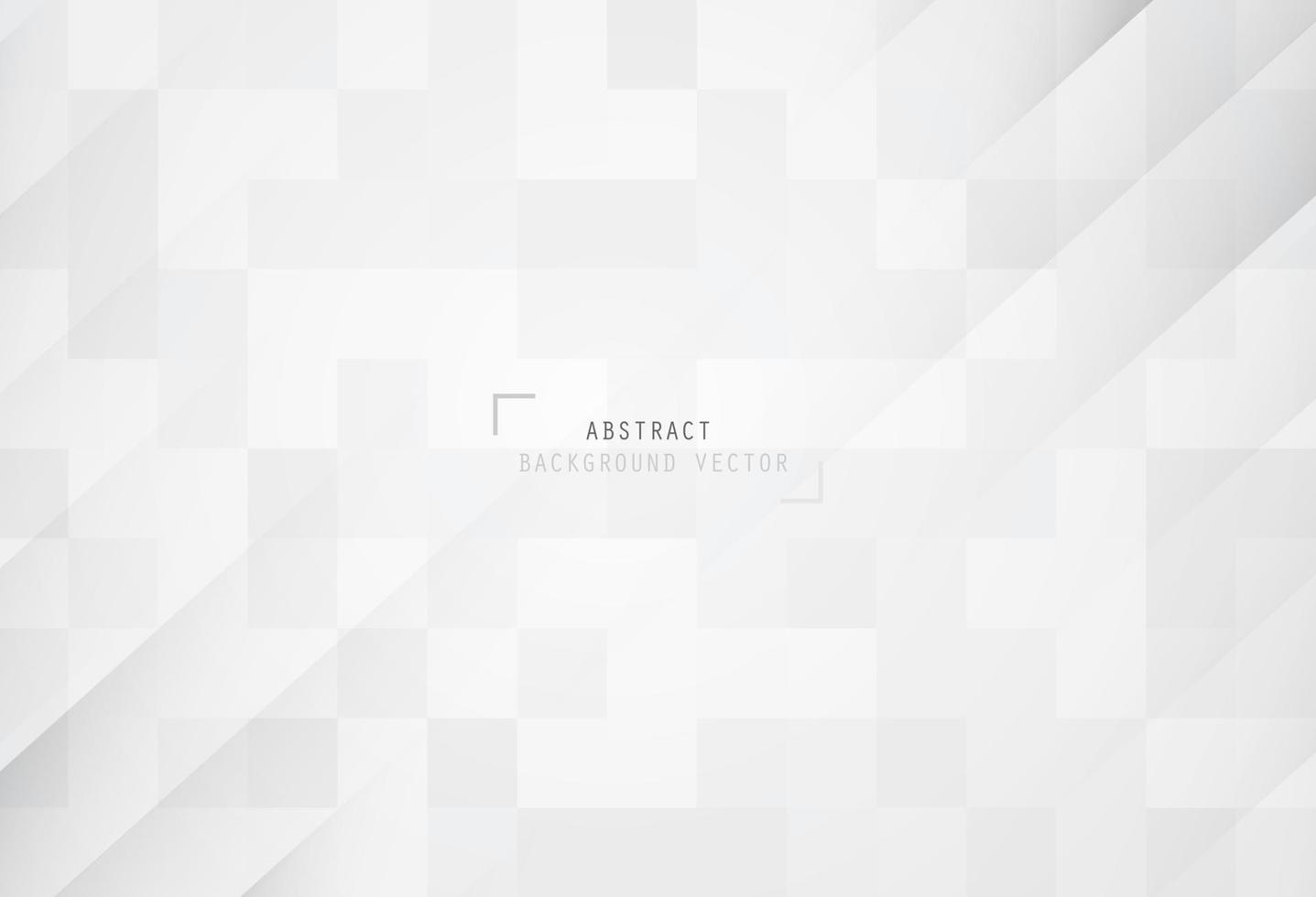 Modern and Creative white geometric background or banner design. vector