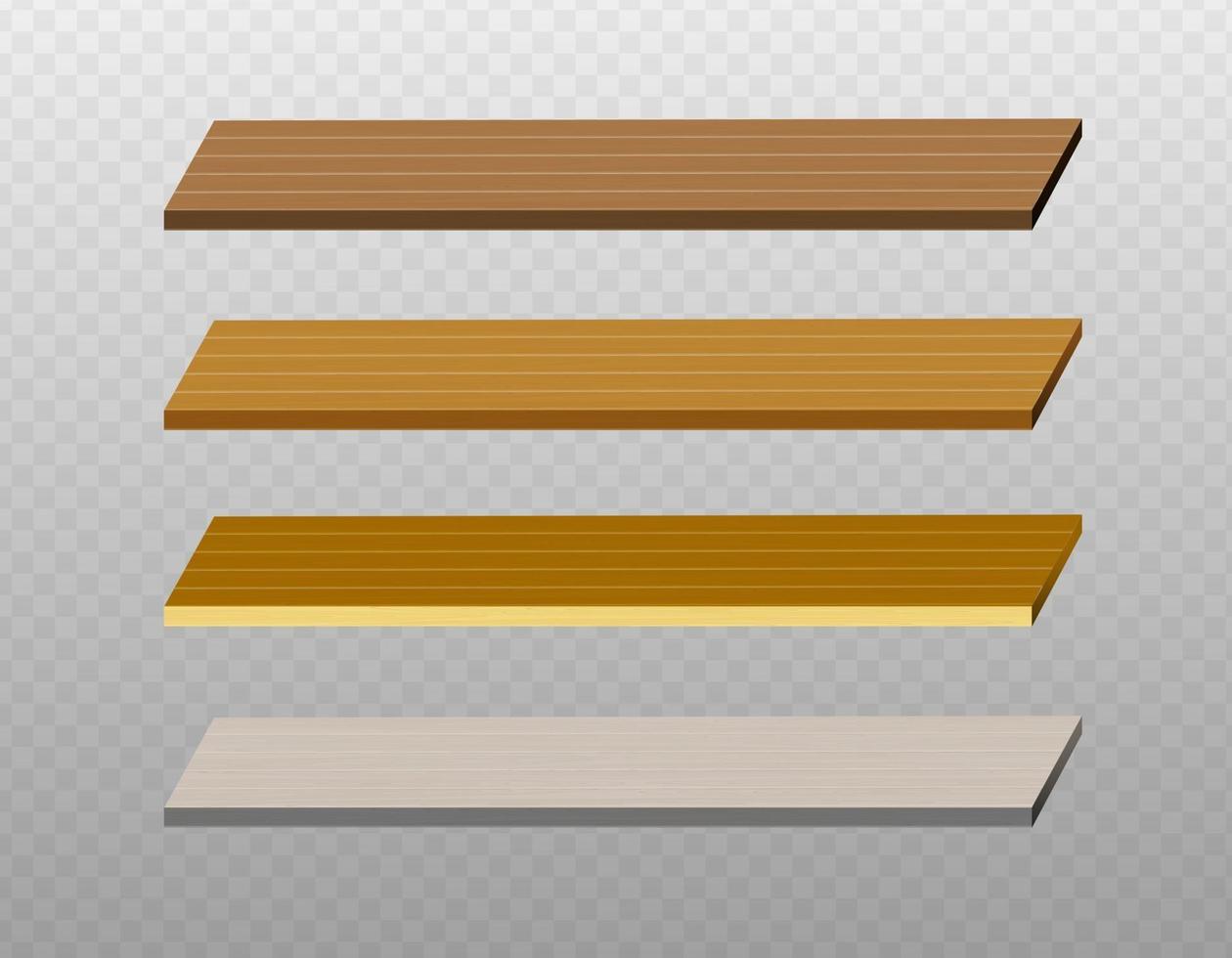Wooden background elements. Wood background. vector