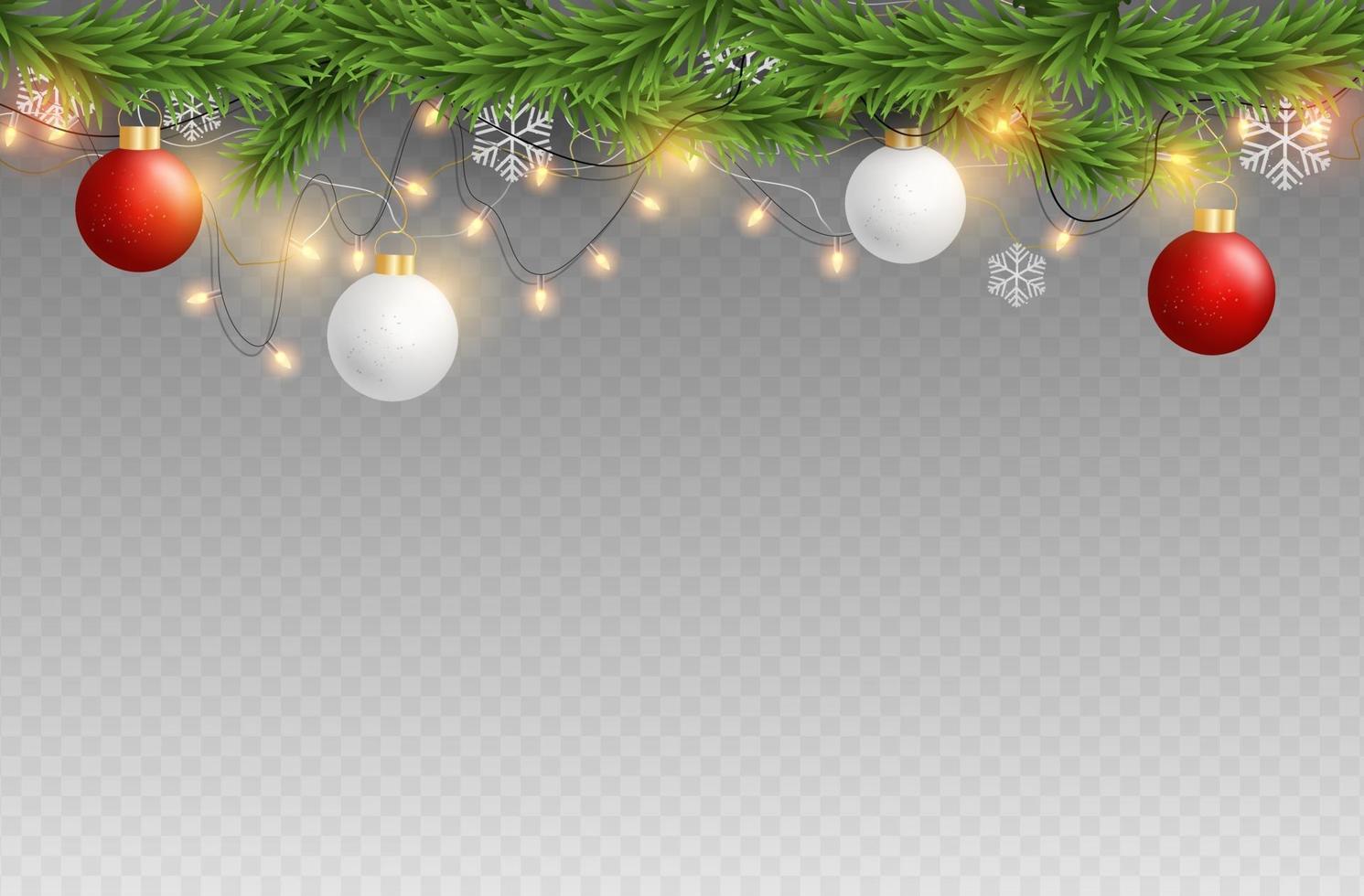 Merry Christmas and Happy New Year background design with lovely elements banner. vector