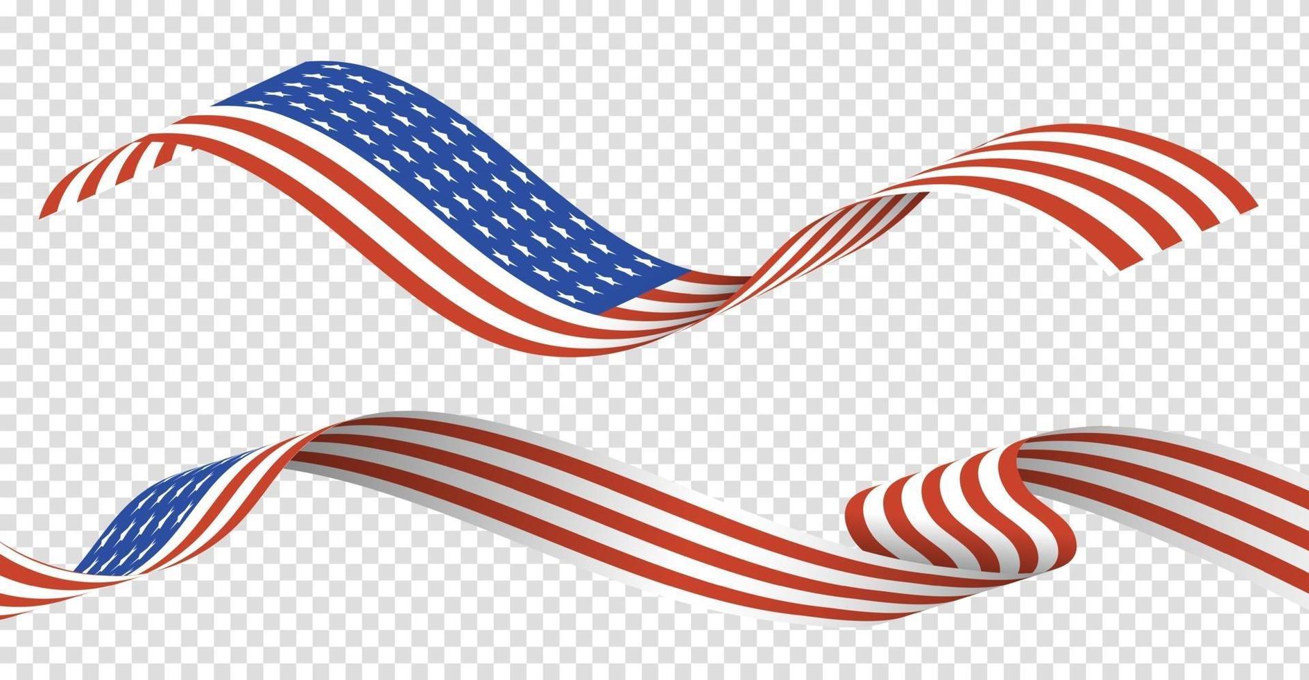 4th of July background design with realistic lovely elements. EPS10 vector illustration.