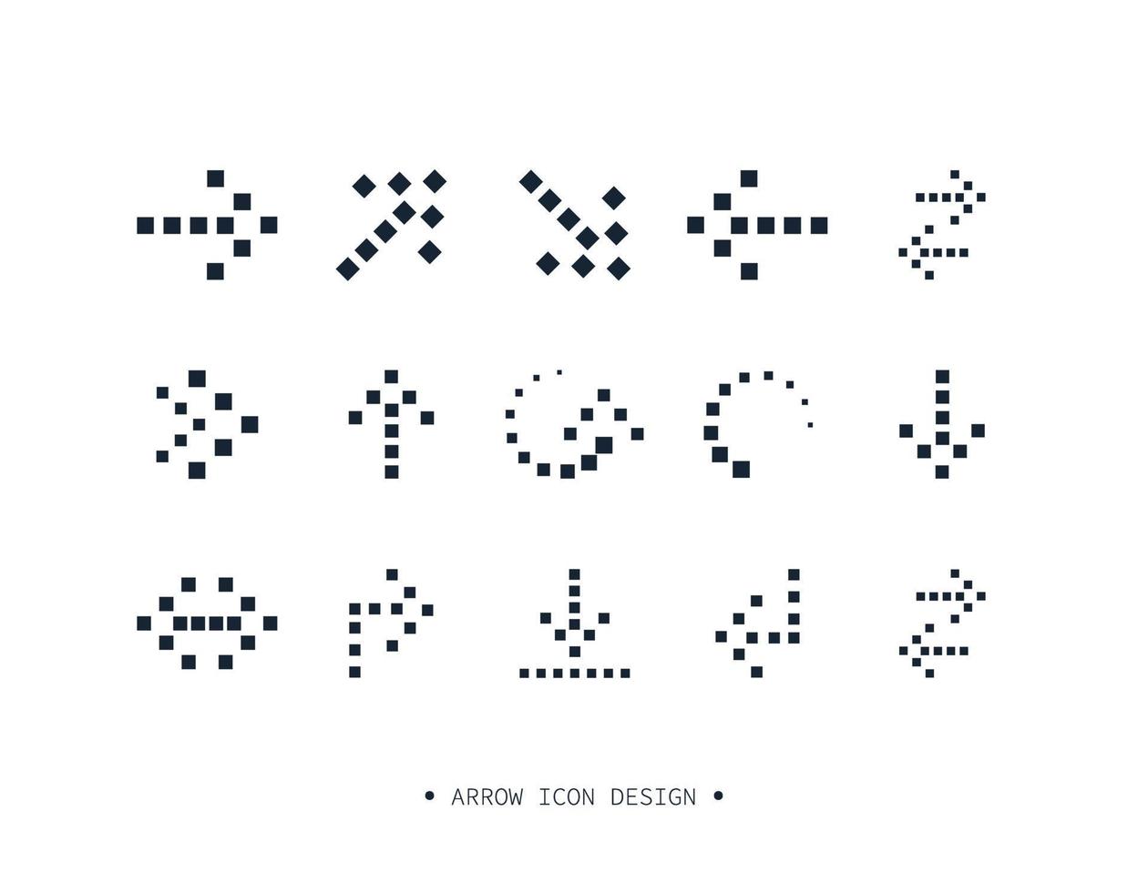 Arrow icon collection design. vector