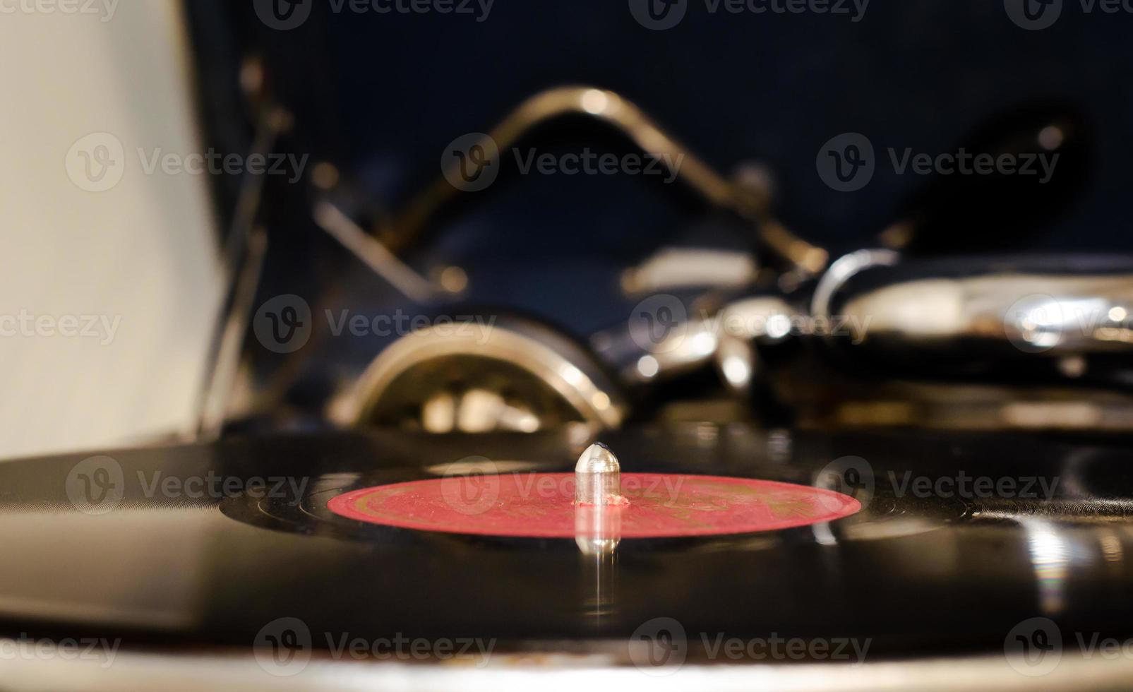 Old record player photo