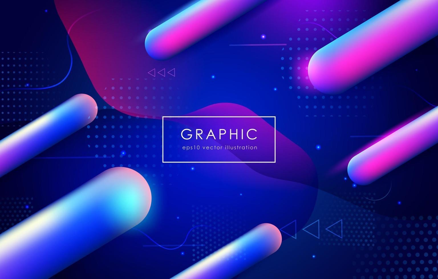 fondo geométrico abstracto. Diseño fluido de forma y elementos para publicidad y banner. vector