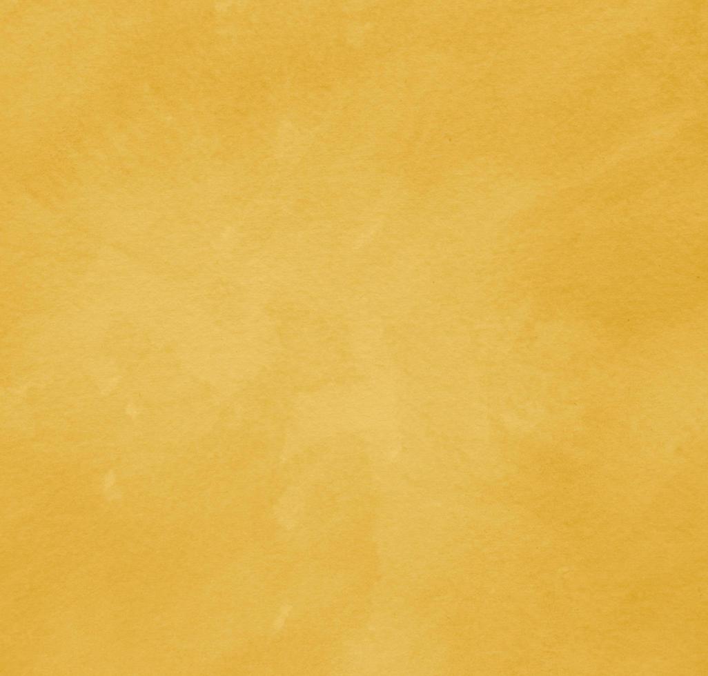 Fondo de textura de acuarela de color amarillo grunge de tono oscuro. foto