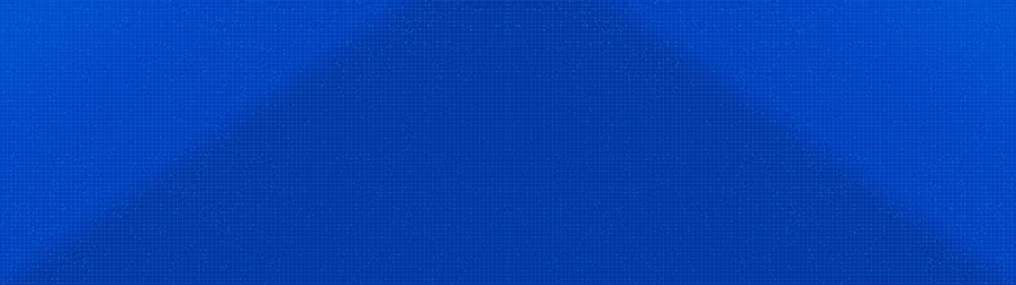 Panorama Digital Line Circuit Microchip on Technology Background vector