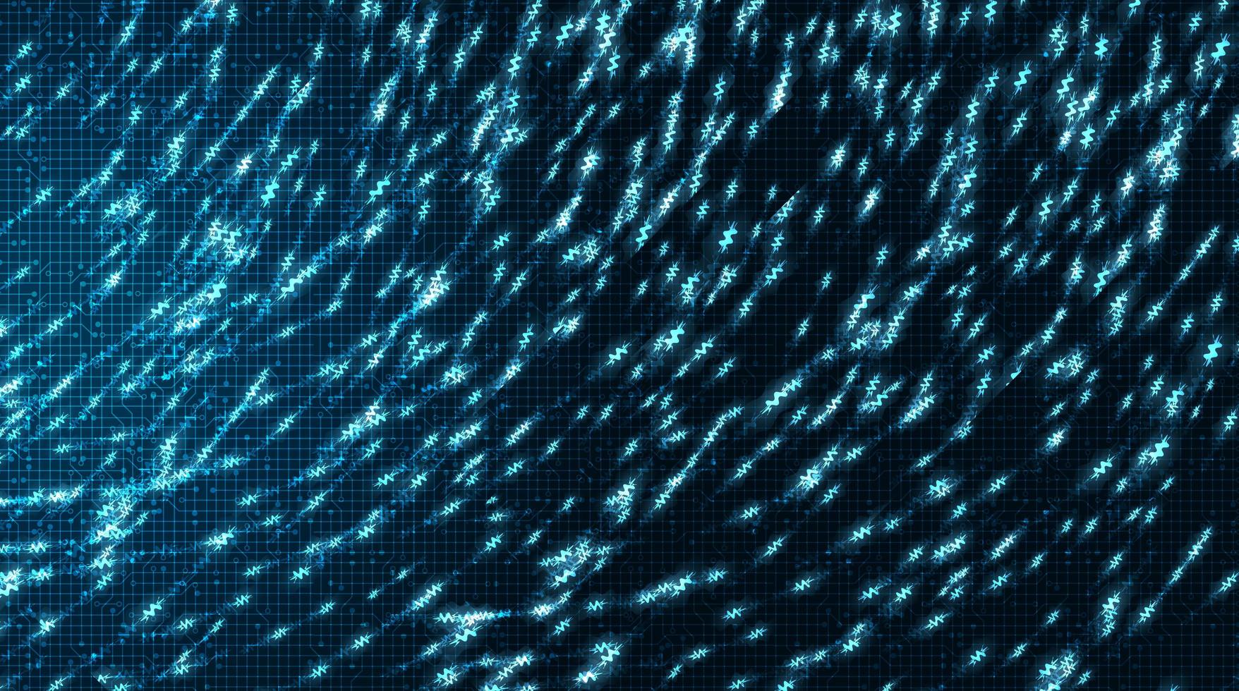 Abstract Star Light Technology Microchip background vector