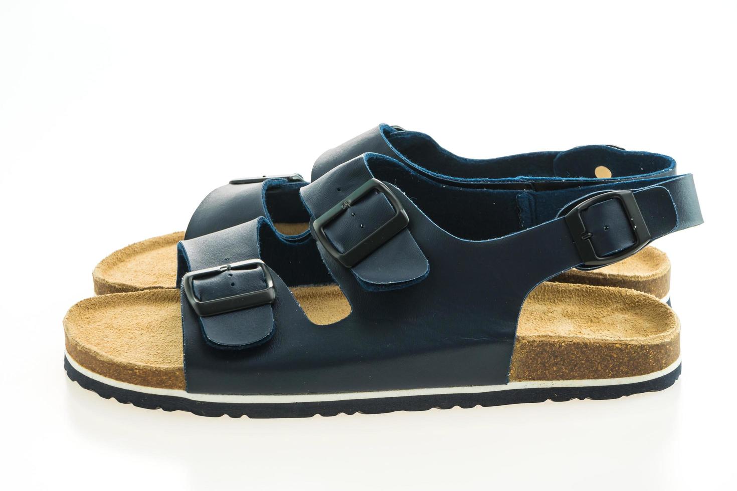 Sandal on white background photo