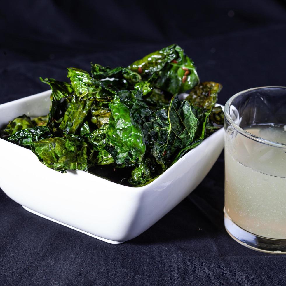 Black cabbage chips 2255811 Stock Photo at Vecteezy