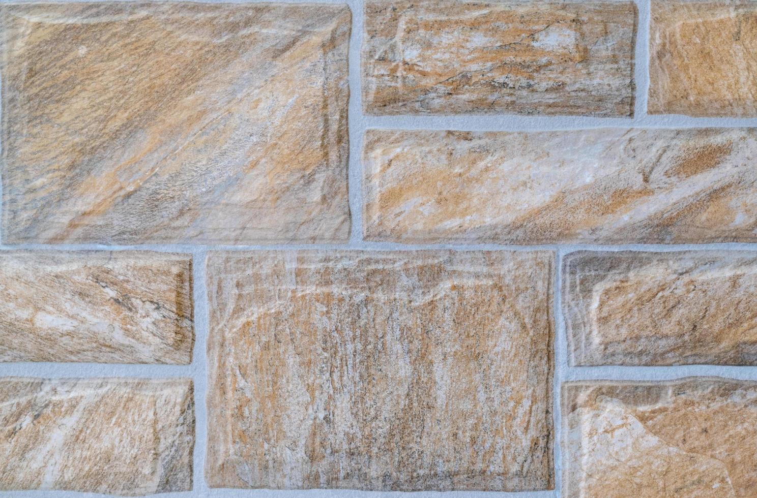 textura de pared de ladrillo rectangular uniforme foto