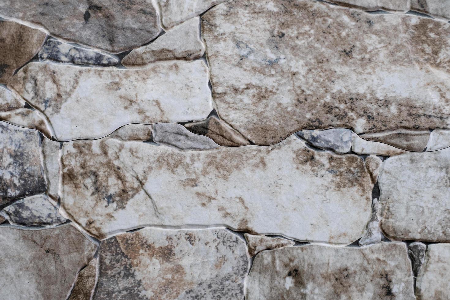 Textura de piedra de ladrillo claro antiguo foto