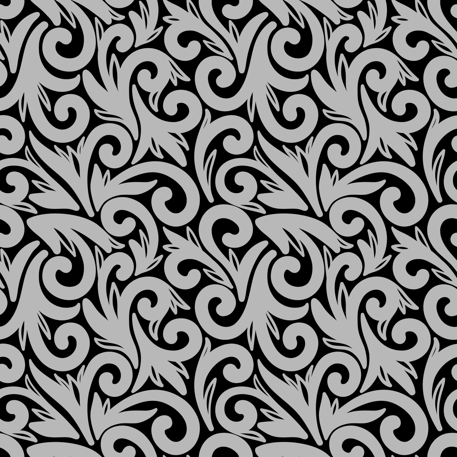 Black seamless background with gray elements 2256195 Vector Art at Vecteezy