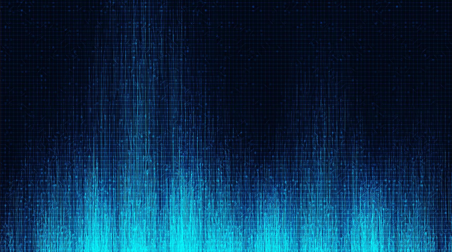 Light Electronic Circuit Microchip Technology Background vector