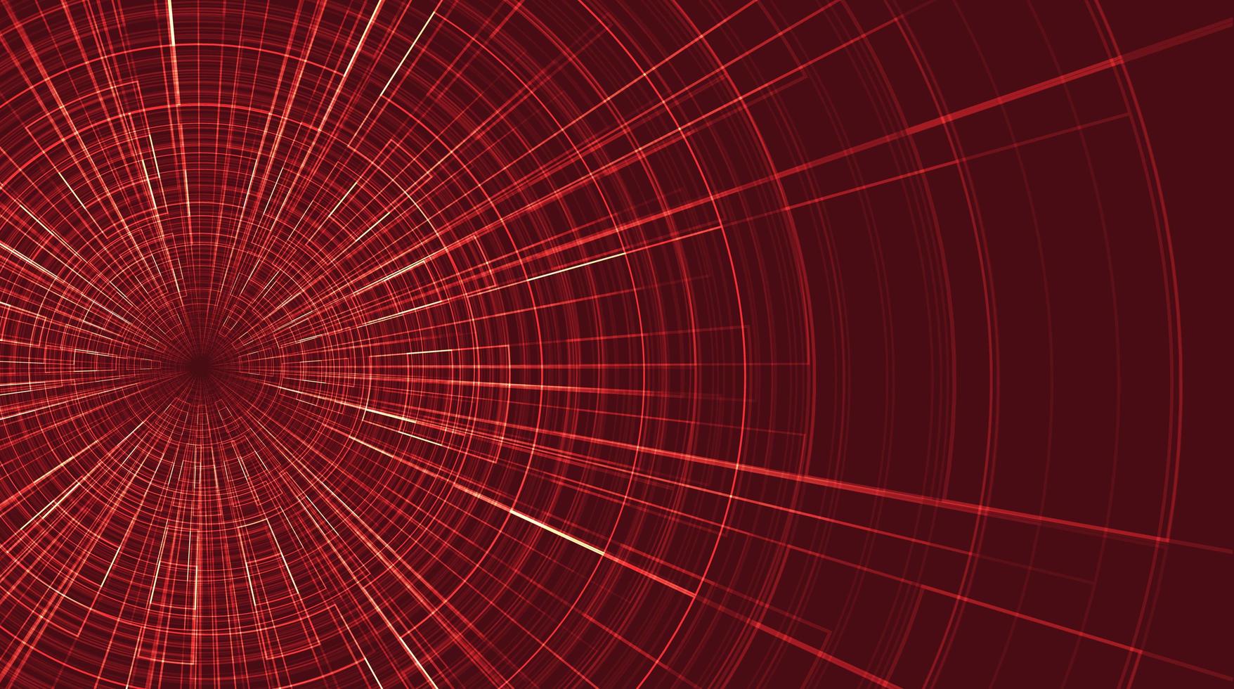 Red Hyperspace speed motion background vector