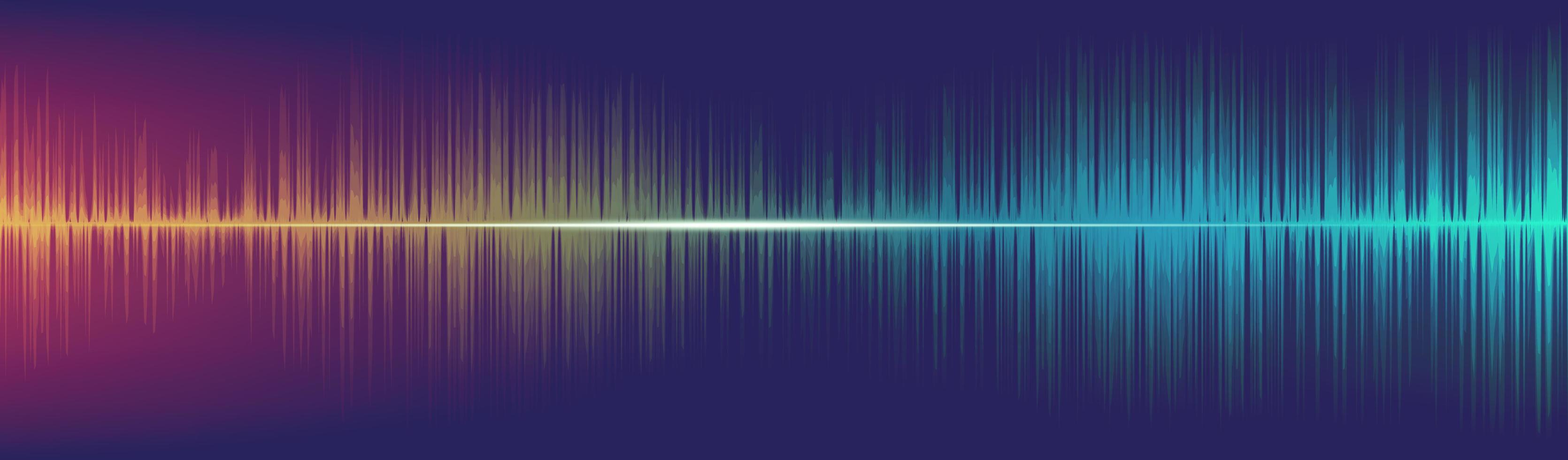 Equalizer Digital Sound Wave Background, vector