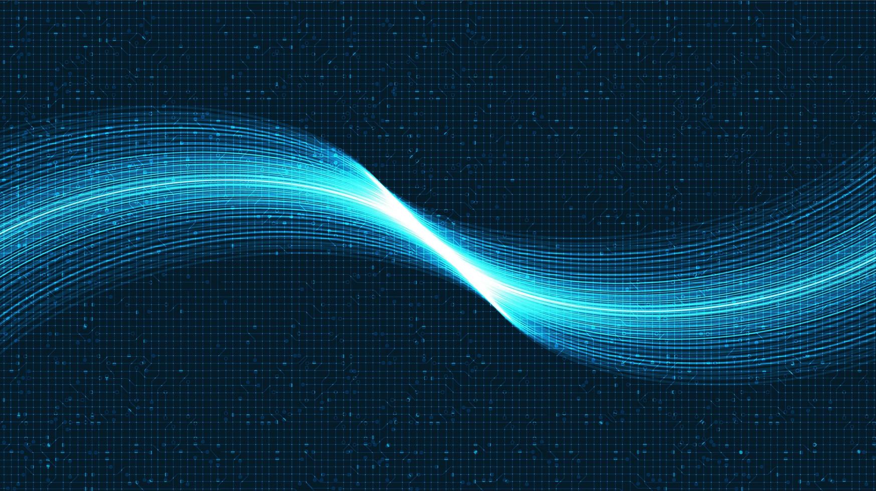 Sound Wave Technology Background vector