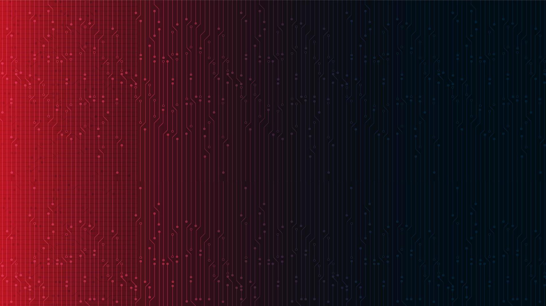 Red and Blue Technology Background vector