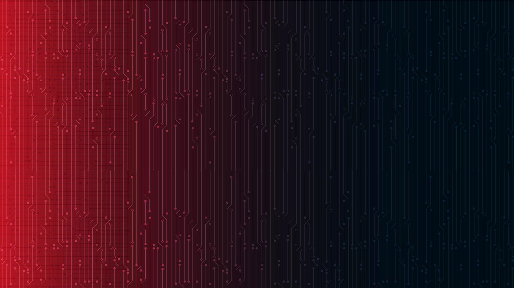 Red and Blue Technology Background vector