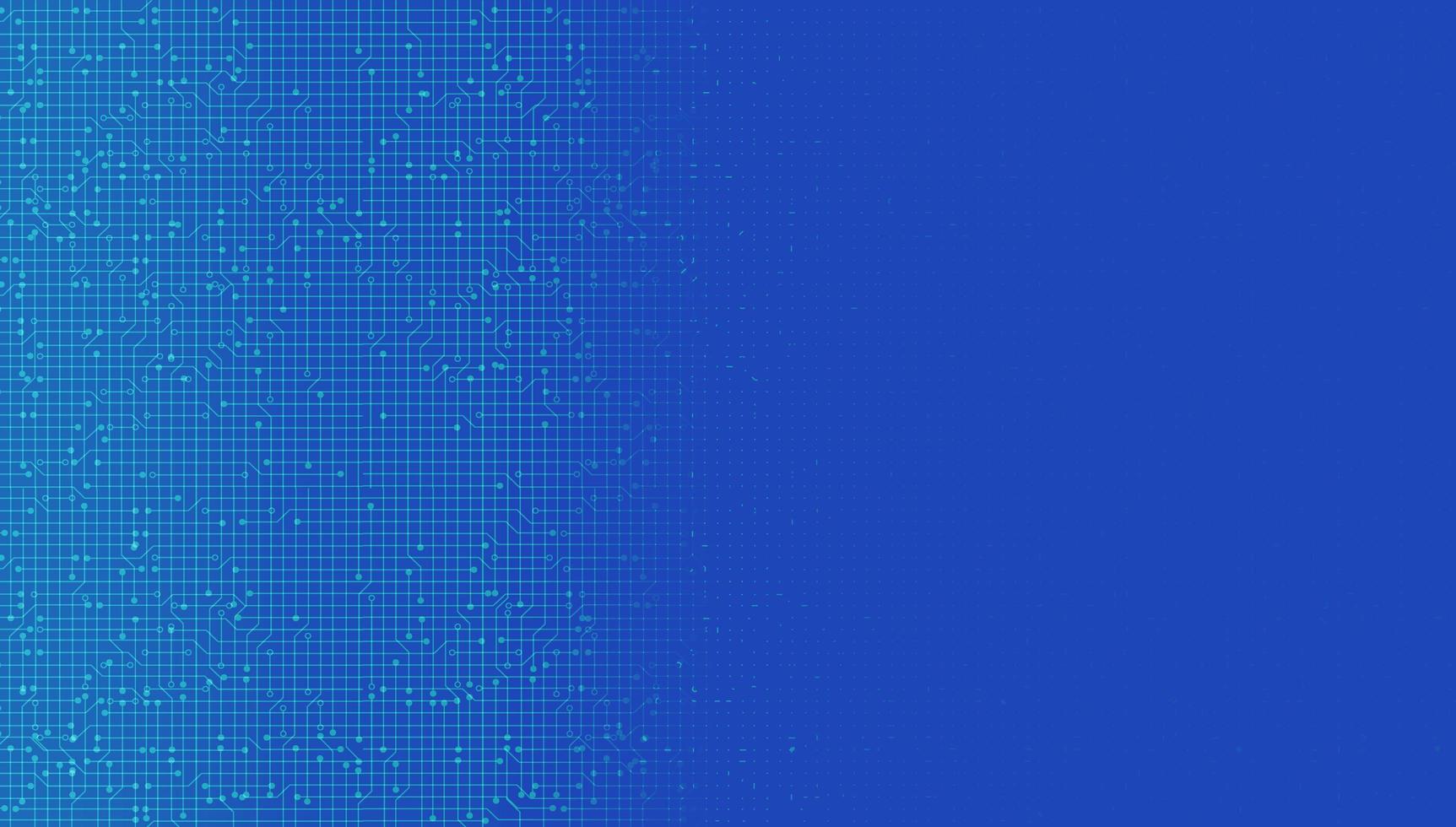 Blue Digital Network System Technology Background vector