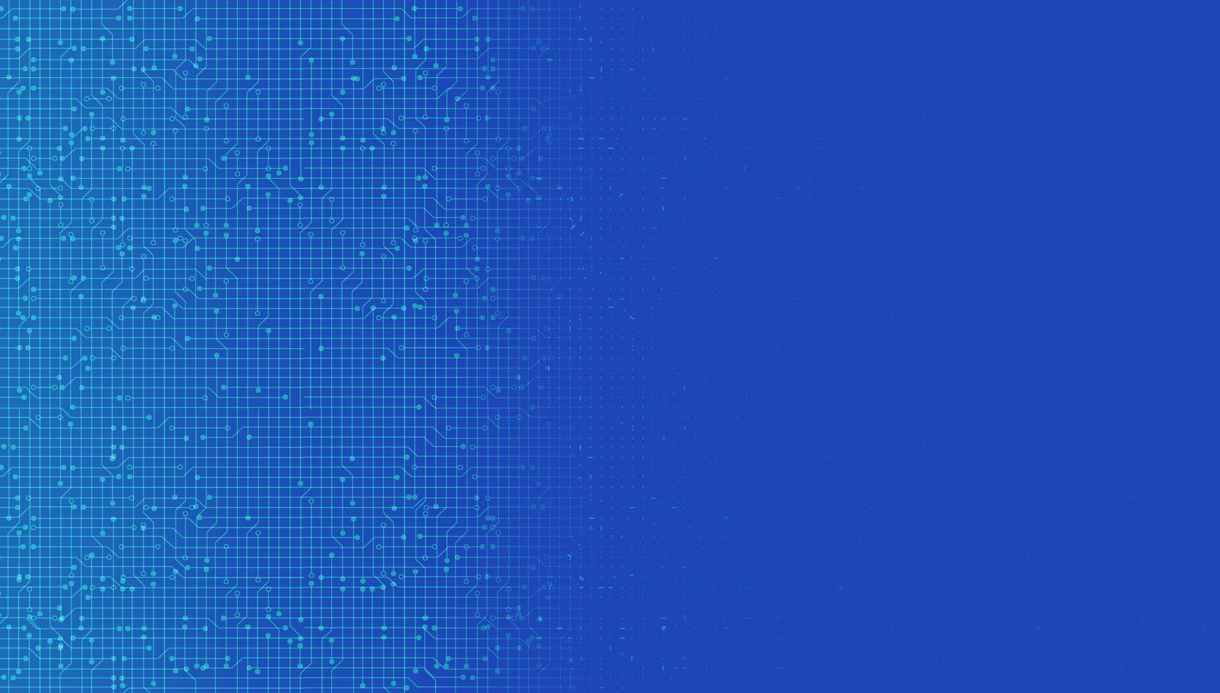 Blue Digital Network System Technology Background vector