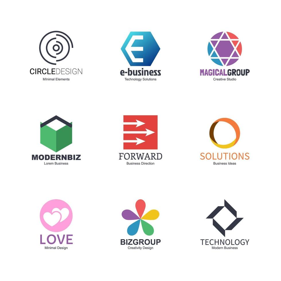 Abstract logo design vector