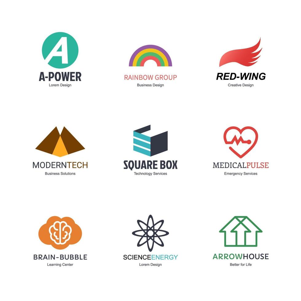 Abstract logo design vector