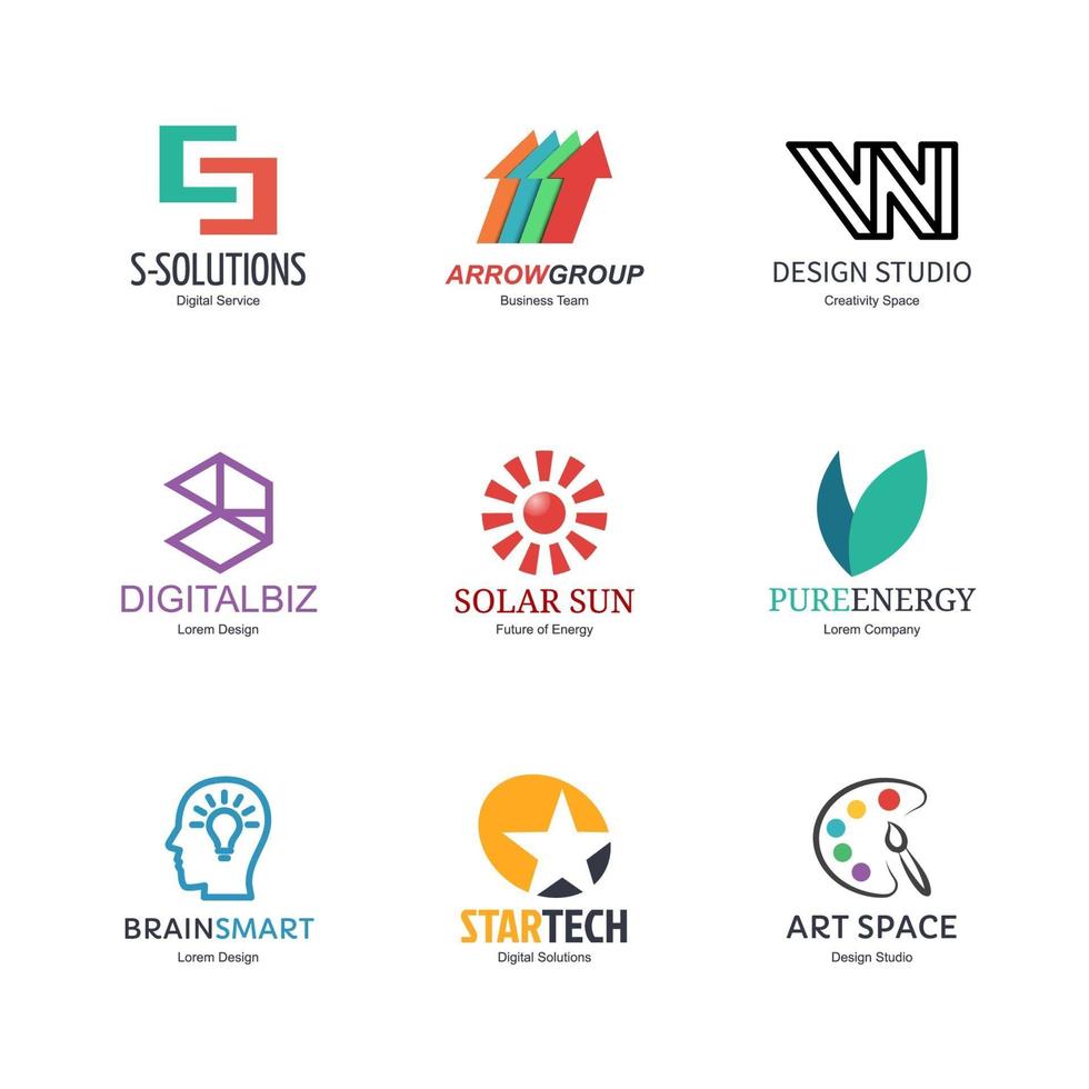 Abstract logo design vector