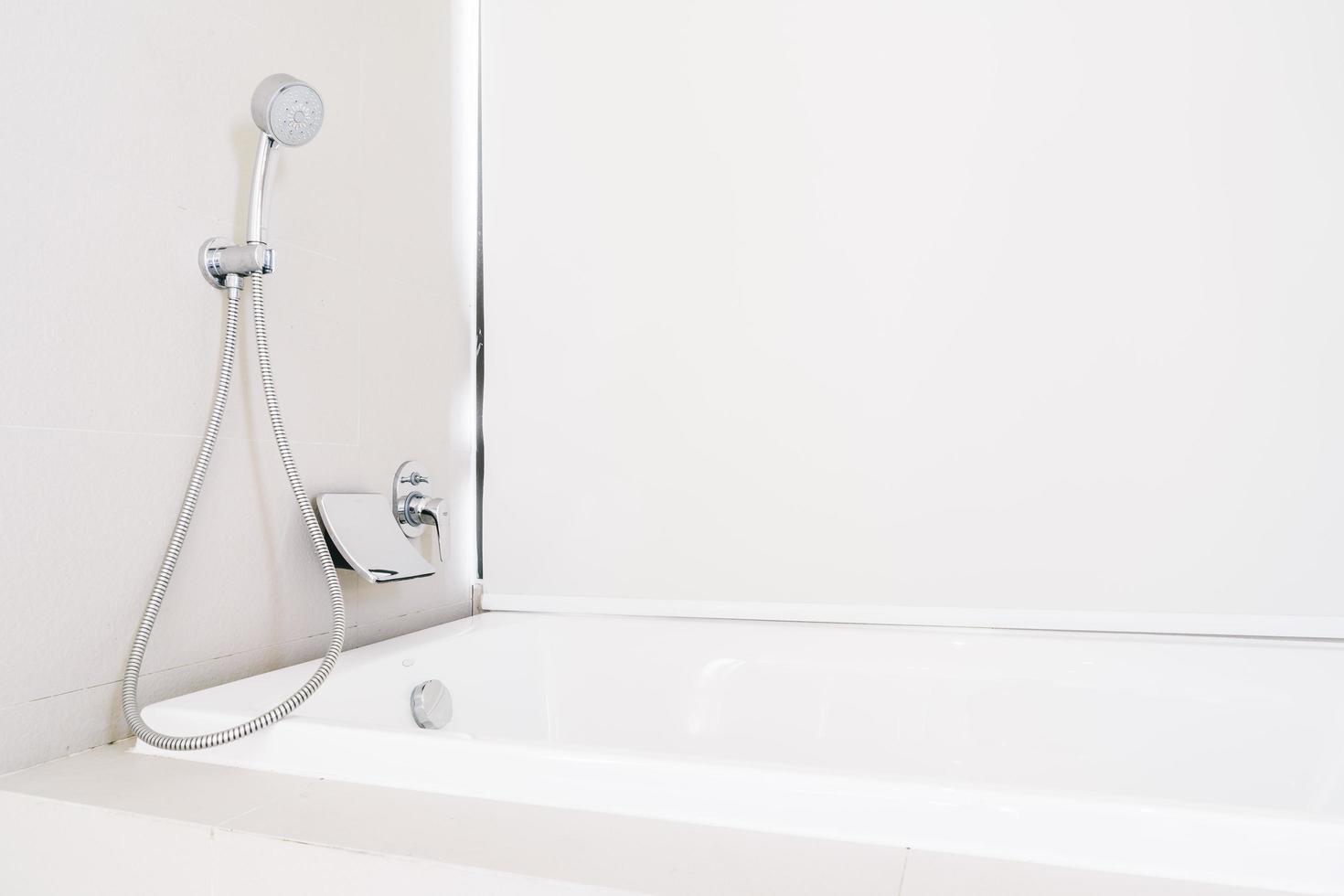 Bathtub in the bathroom photo