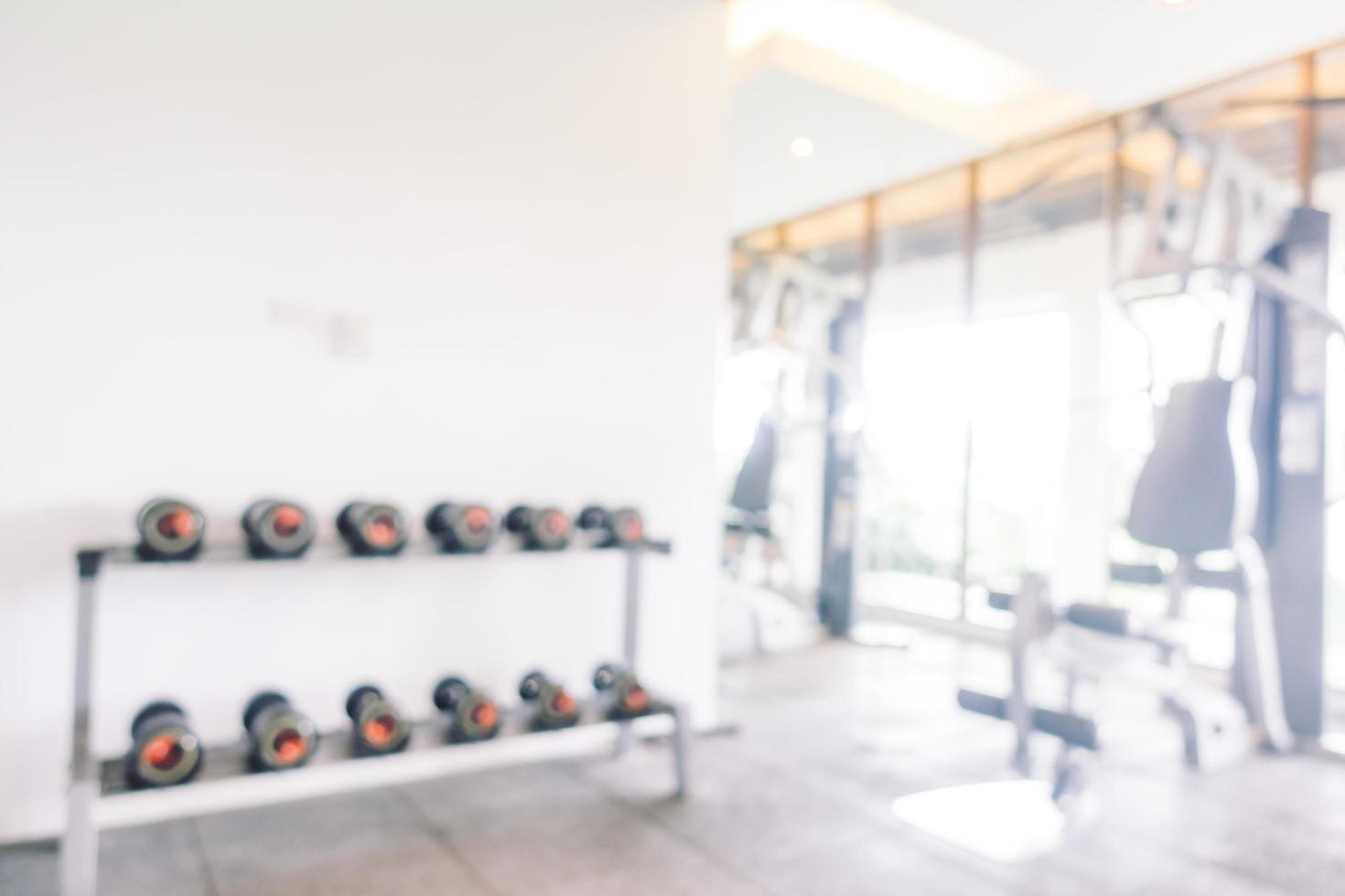 Abstract blur gym room photo