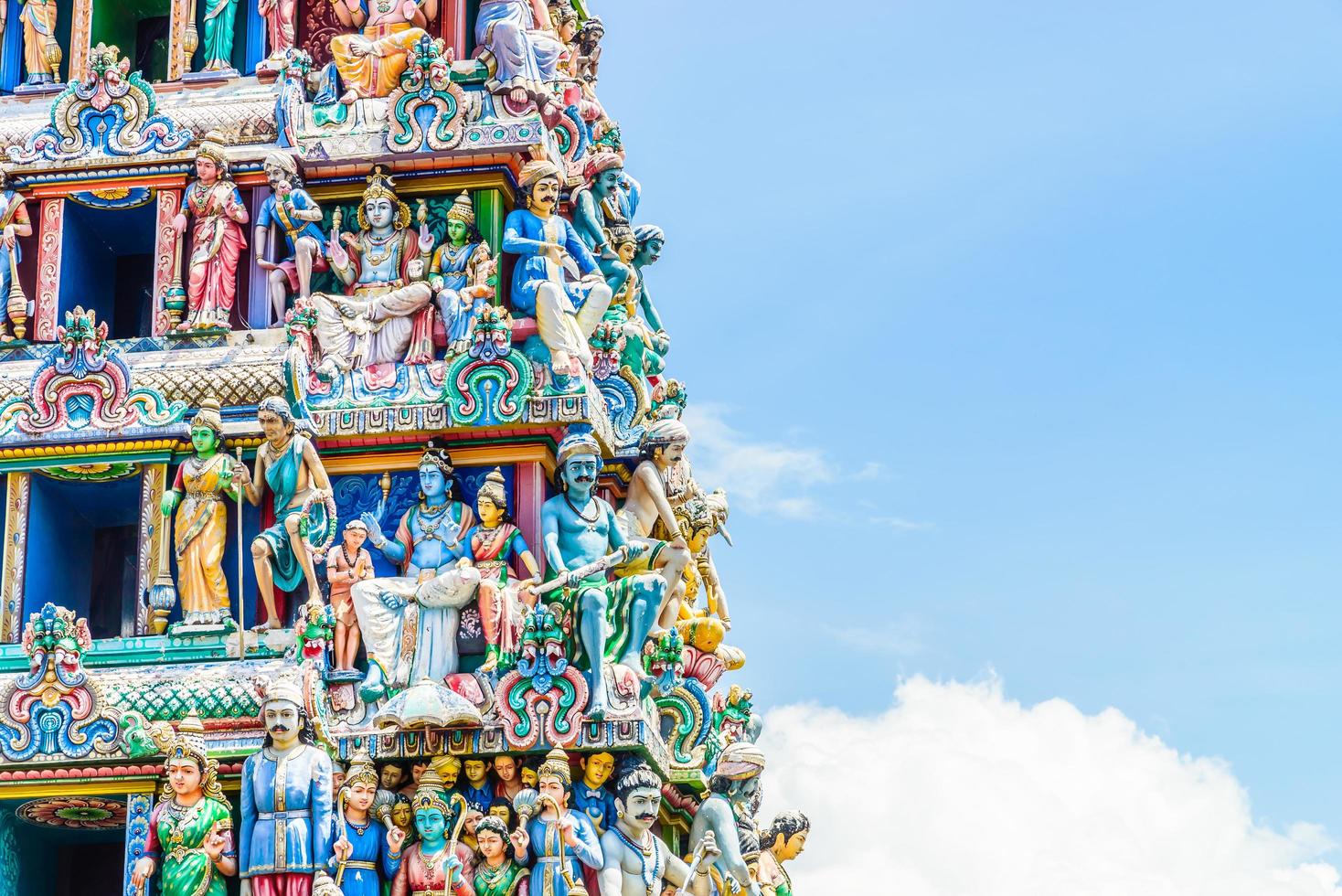 Indian hindu temple in Singapore photo