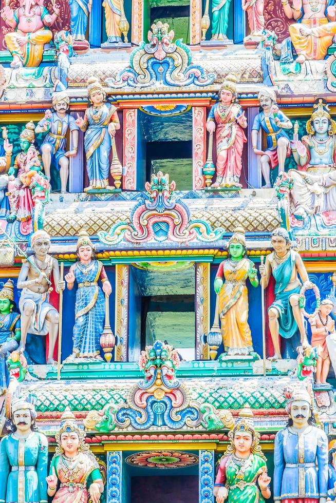 Indian hindu temple in Singapore photo