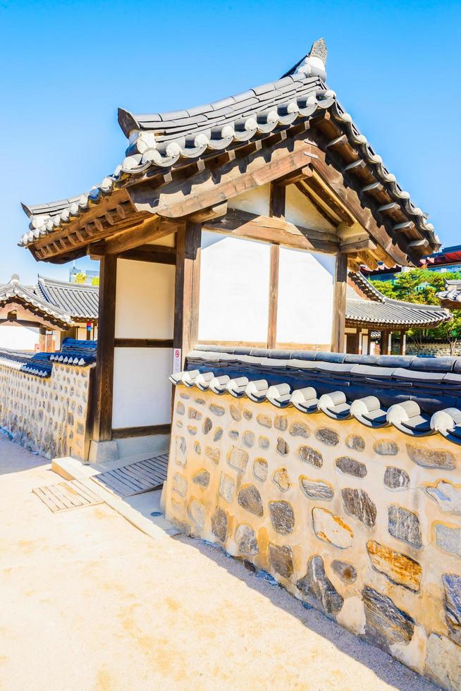 Namsangol Hanok Village en Seúl, Corea del Sur foto